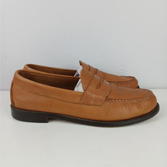 G. H. Bass & Co VTG Men's SZ 9 1/2 D Supple Leather Penny Loafers 0016 2908 261 - Picture 3 of 9